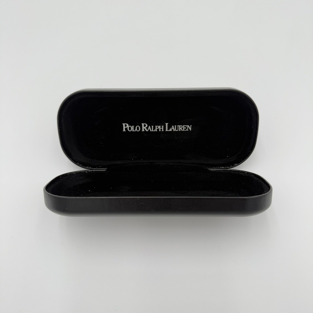Polo Ralph Lauren Black Eyeglass / Sunglass Case Hard Clamshell Case Only